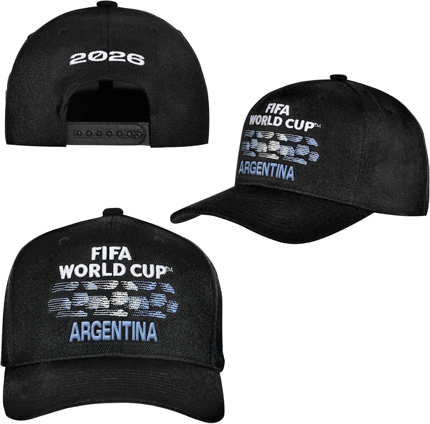 FIFA World Cup 2026 Pro Crown Snapback Embroidered Baseball Hat