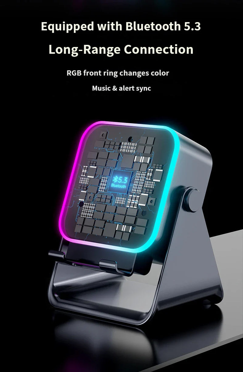 5-In-1 Wireless Speaker Stand with Smart Induction Playback