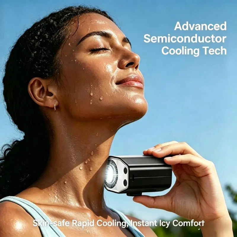 【Fathersdaygift & 3-Days Shipping】Joytutus Semiconductor Cooling Car Clip on Fan - 360° Rotation, 100 Speeds Adjustable, LED Display, USB Rechargeable, Wide Clamp, 16℃ Semi-Cooling, 20Hr 3000Mah Battery, Personal Summer Fan for Car Sunvisor Backseat