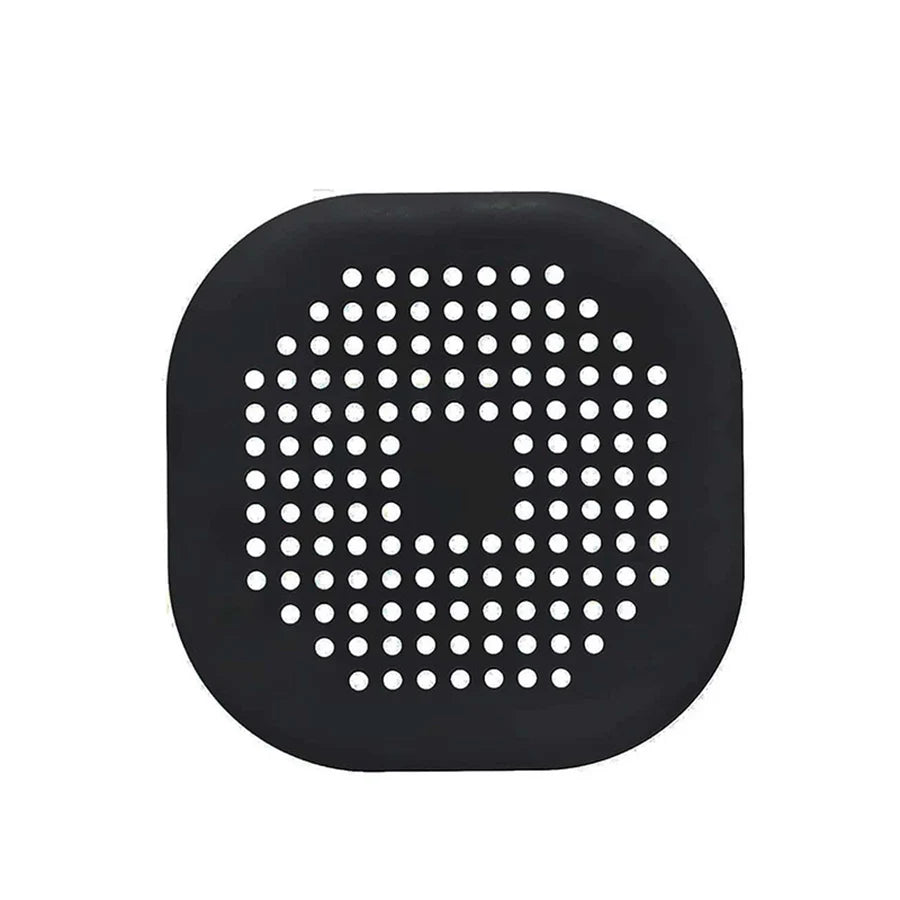 Square Silicone Drain Sticker Bathroom Sewer Hair Filter Drain Cover Household Bathroom Drain Mat