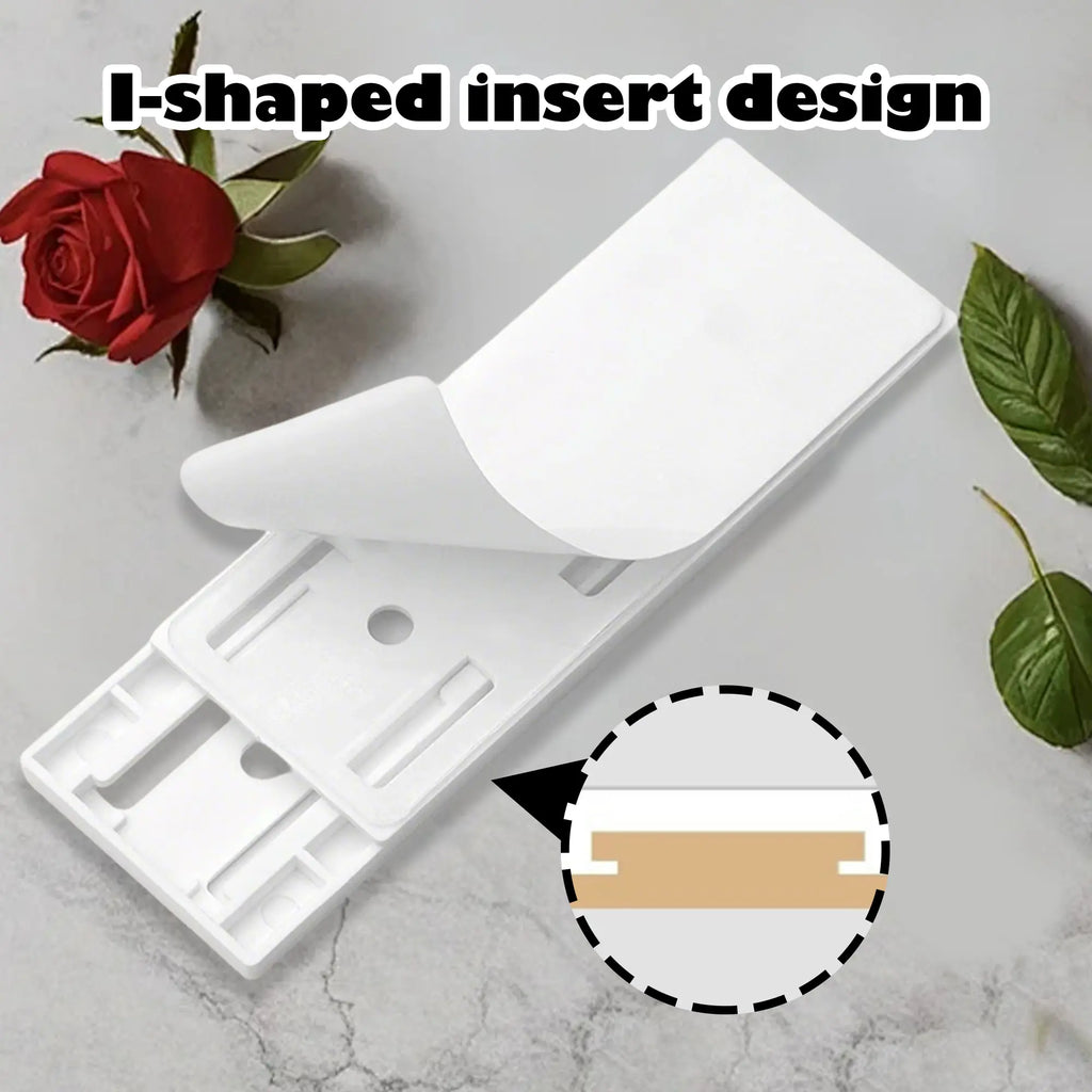 10 Counts Power Strip Holder Wall Mount, Cable Management System for Surge Protectors,Colour Mixture