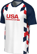 FIFA World Cup 2026 Mens Short Sleeve Sublimated Soccer Fashion Top