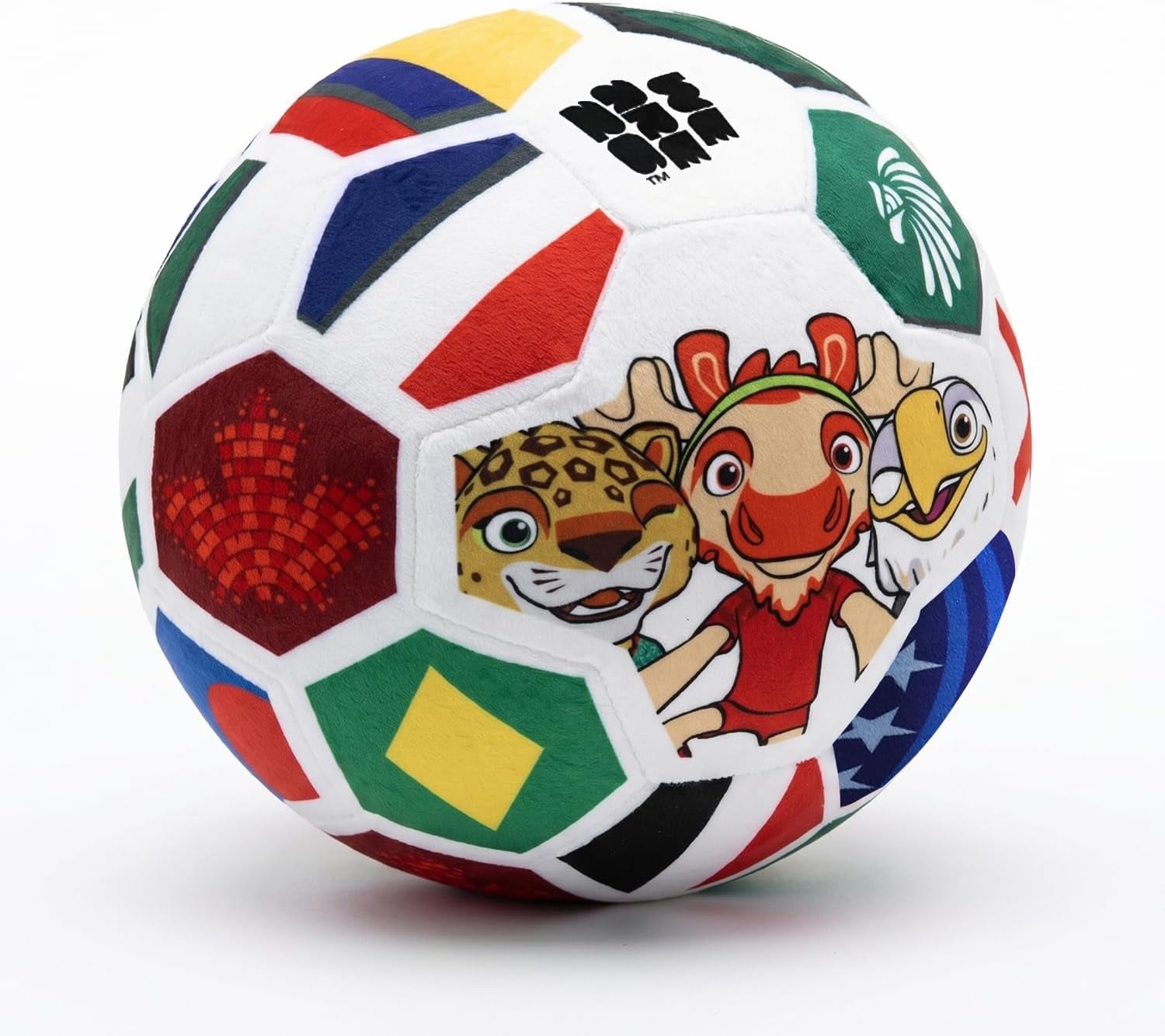 FIFA World Cup 2026 Soccer Ball Plush for Kids - Official 11.8Inch Soccer Plush Toy Pillow with Trophy Design - Soft Soccer Stuffed Animal for Room Decor, World Cup 2026 Merchandise