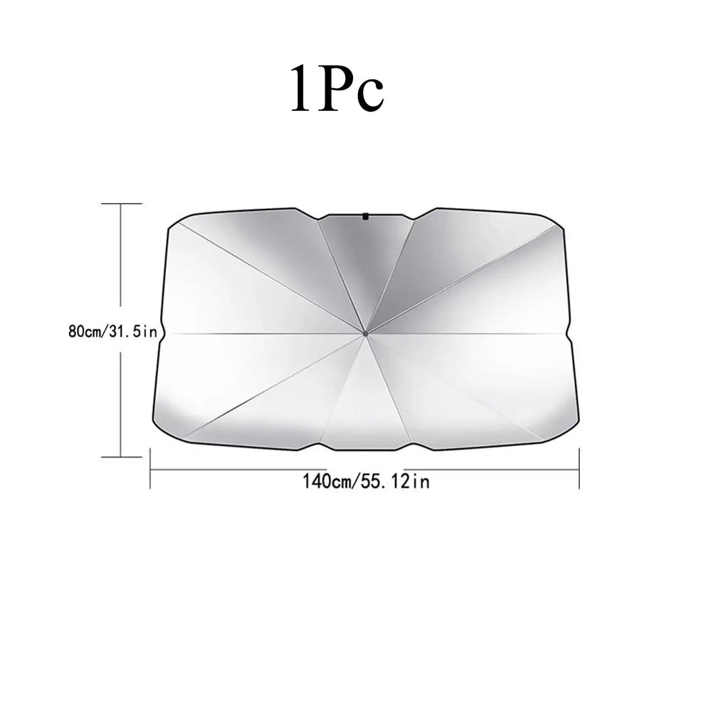 Car Exterior Accessories,Foldable Windshield Sunshade,Portable Car Sunshade, Windshield Sunshade,Daily Car Windshield Cooling Umbrella.