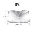 Car Exterior Accessories,Foldable Windshield Sunshade,Portable Car Sunshade, Windshield Sunshade,Daily Car Windshield Cooling Umbrella.