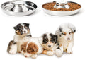 2 Pack Stainless Steel Puppy Bowls, Puppy Feeder for Multiple Pets, Dog Food and Water Bowl, Food Feeding Weaning for Small Medium Large Dogs, Pets