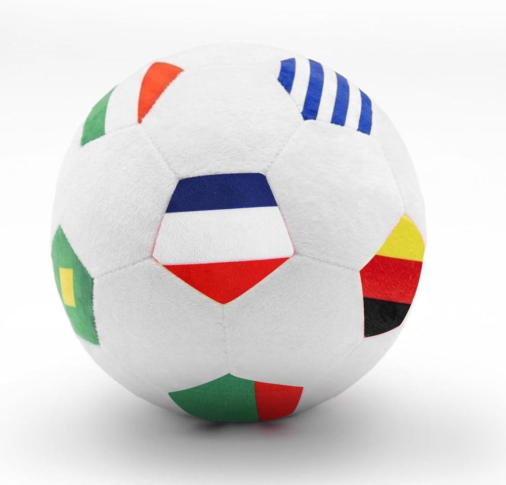 FIFA World Cup 2026 Soccer Ball Plush for Kids - Official 11.8Inch Soccer Plush Toy Pillow with Trophy Design - Soft Soccer Stuffed Animal for Room Decor, World Cup 2026 Merchandise