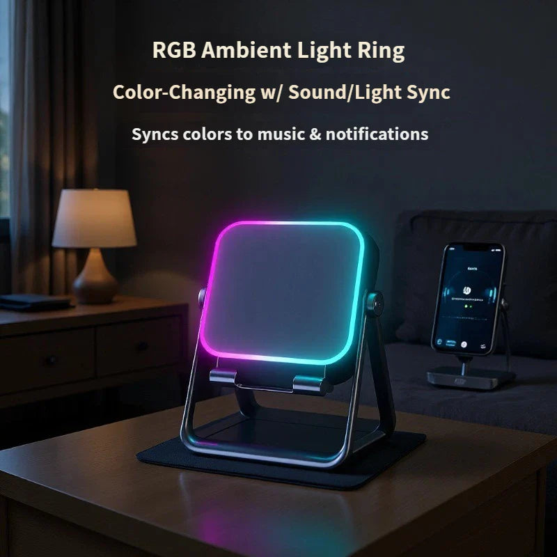 5-In-1 Wireless Speaker Stand with Smart Induction Playback