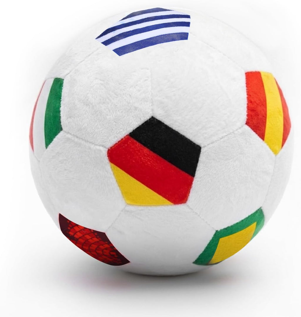 FIFA World Cup 2026 Soccer Ball Plush for Kids - Official 11.8Inch Soccer Plush Toy Pillow with Trophy Design - Soft Soccer Stuffed Animal for Room Decor, World Cup 2026 Merchandise