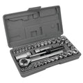 W1173 Sae/Metric 40-Piece SAE and Metric Socket Set, 1/4-Inch & 3/8-Inch Drive