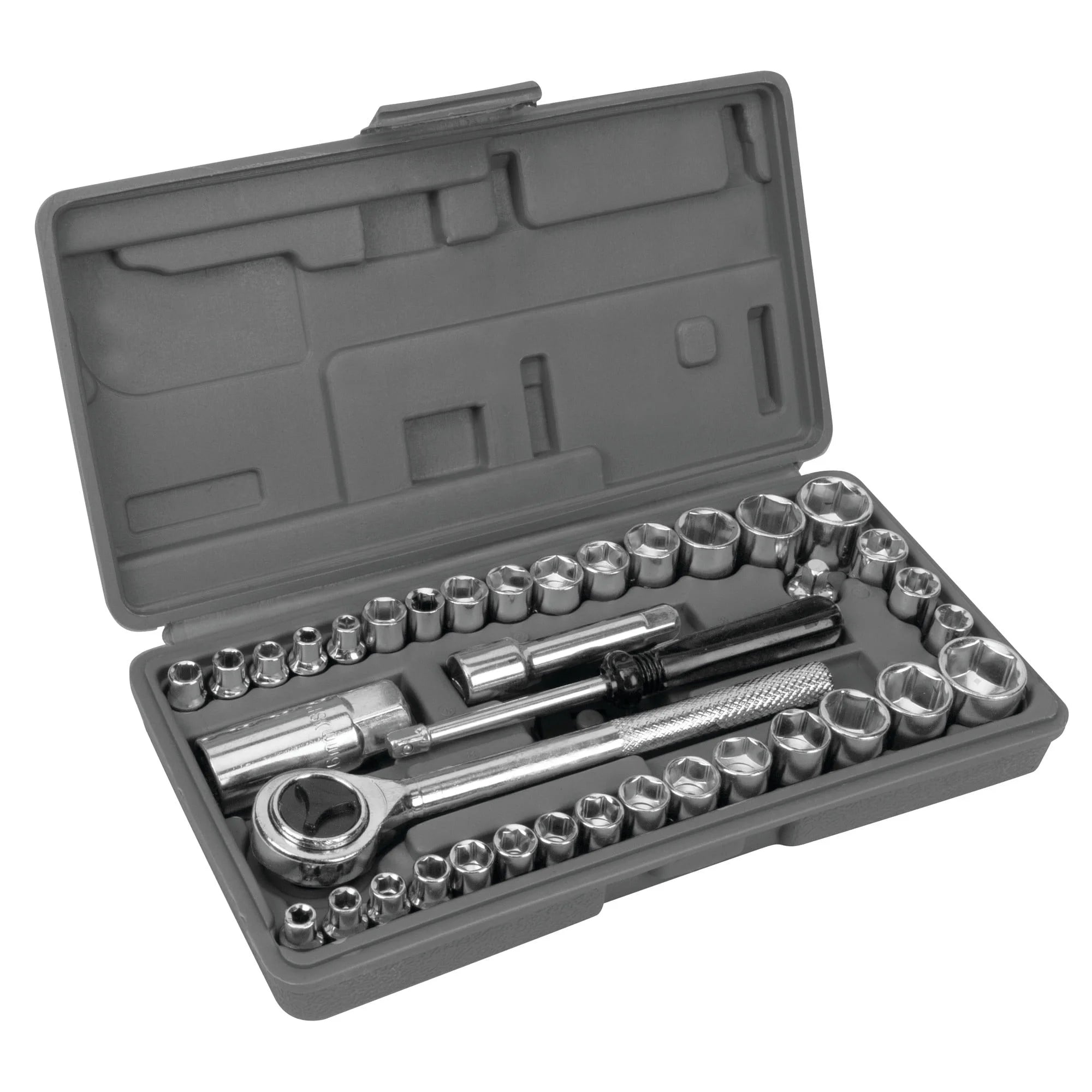 W1173 Sae/Metric 40-Piece SAE and Metric Socket Set, 1/4-Inch & 3/8-Inch Drive