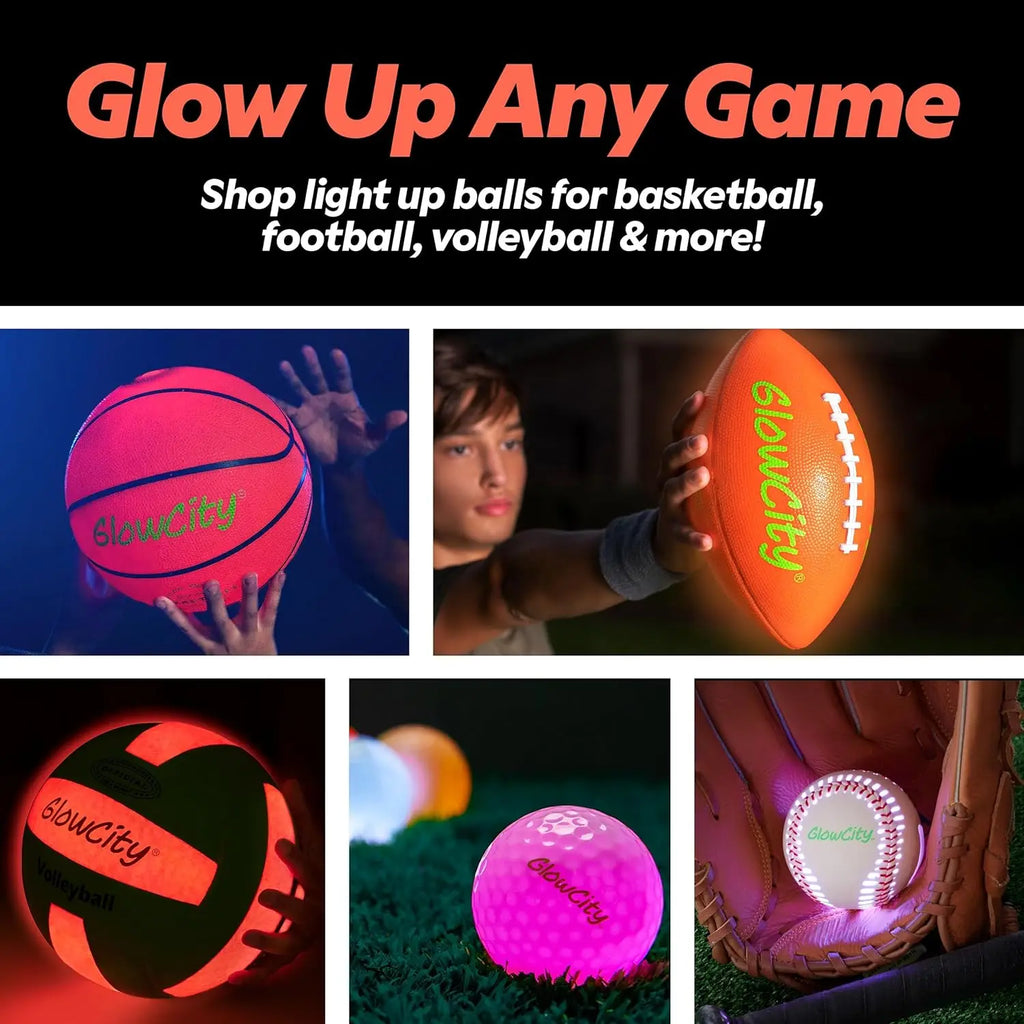 Glowcity Glow in the Dark Soccer Ball