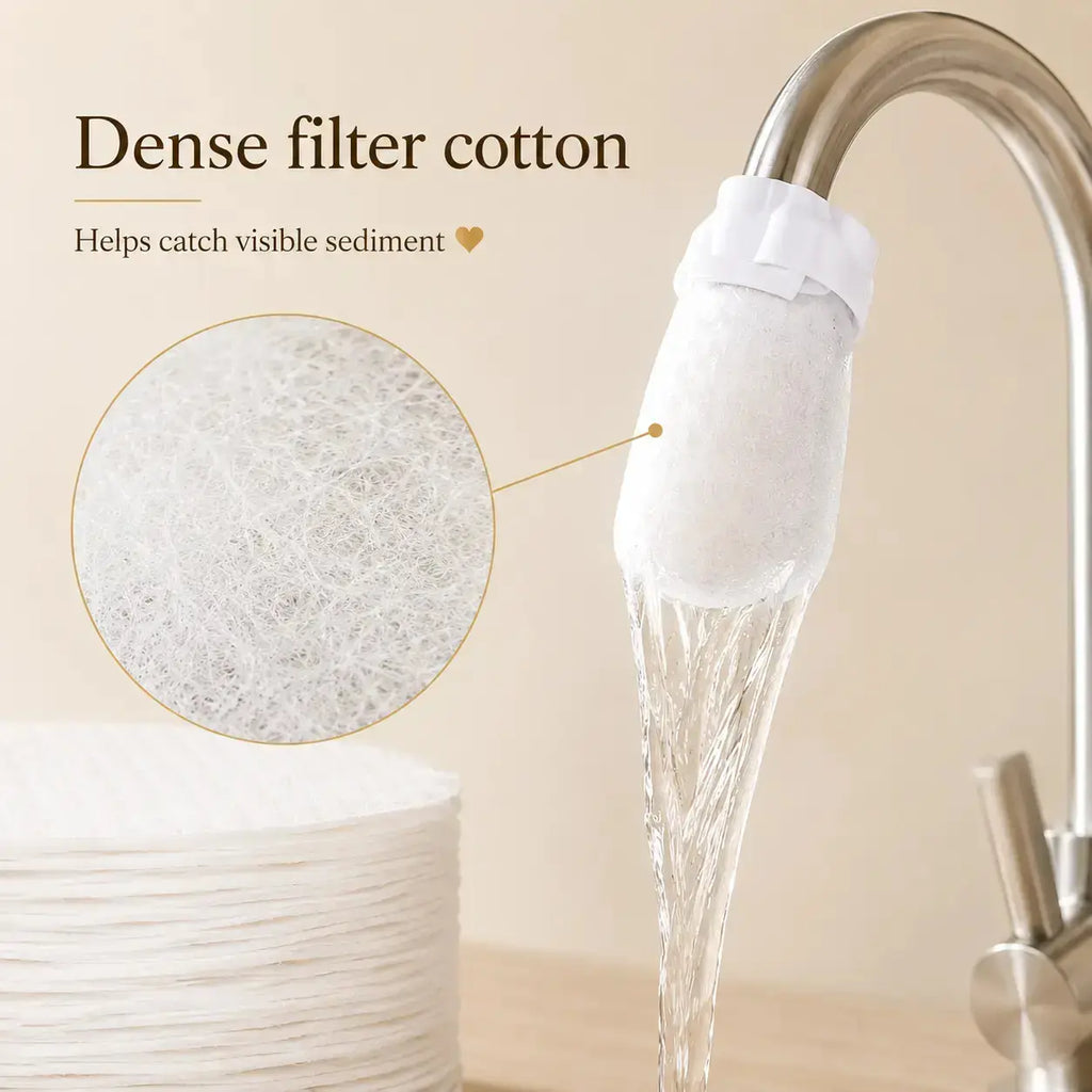Faucet Water Filter Bag for Kitchen Sink, Removes Rust & Impurities, Reusable Purifier Pouch for Tap Water, Spring Water, Camping & Travel