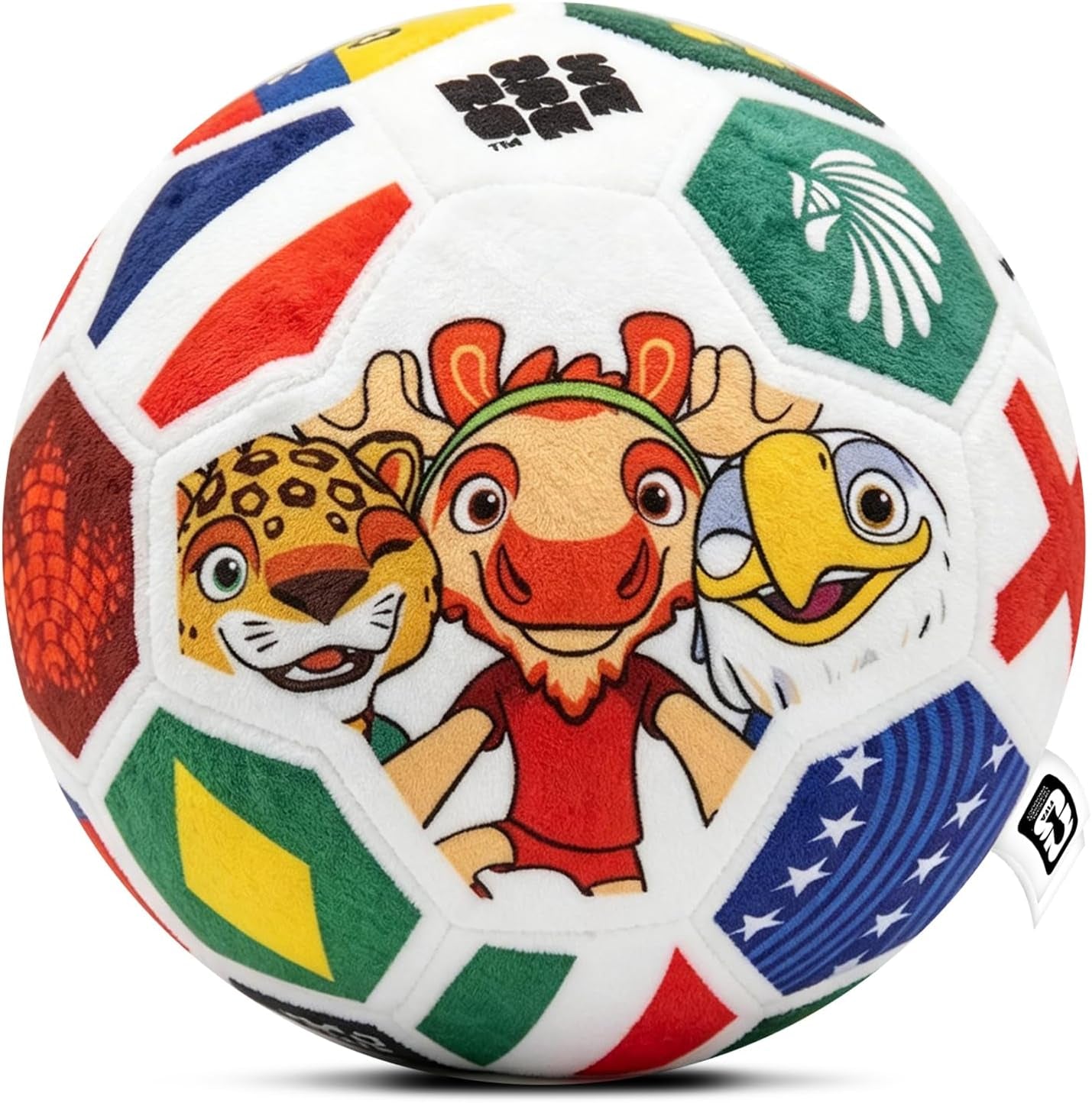 FIFA World Cup 2026 Soccer Ball Plush for Kids - Official 11.8Inch Soccer Plush Toy Pillow with Trophy Design - Soft Soccer Stuffed Animal for Room Decor, World Cup 2026 Merchandise