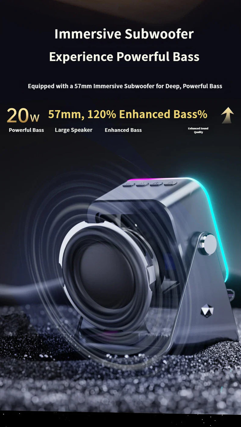 5-In-1 Wireless Speaker Stand with Smart Induction Playback