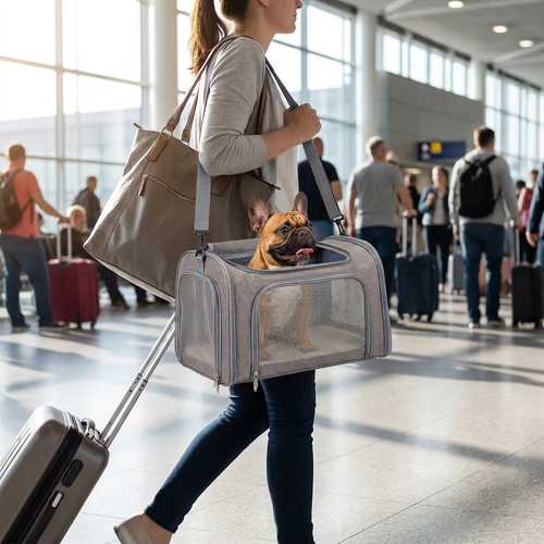 Soft-Sided Pet Travel Carrier lifestyle