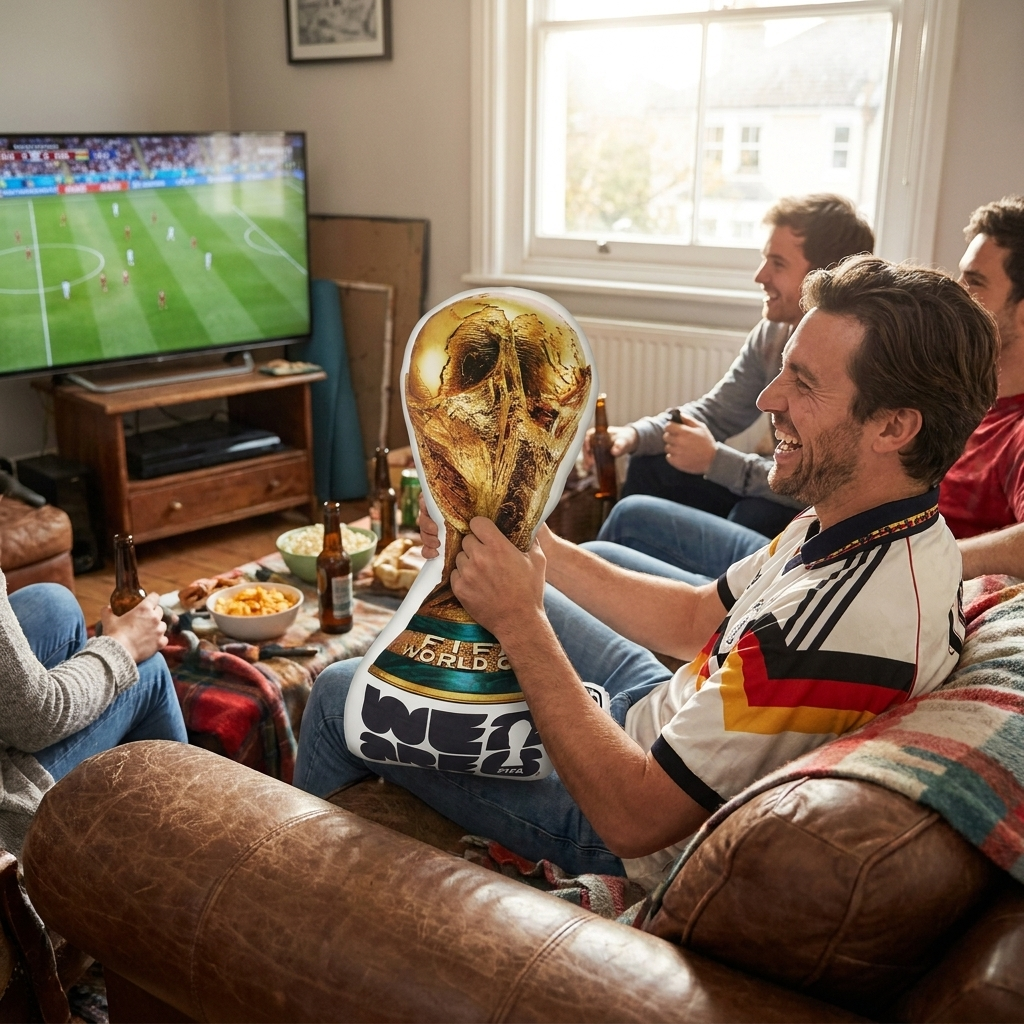 FIFA World Cup 2026 Trophy Pillow - lifestyle
